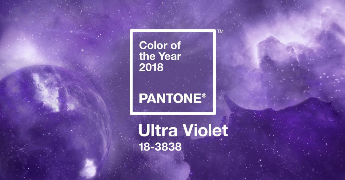 2018 color of the year being ultra violet a dark purple