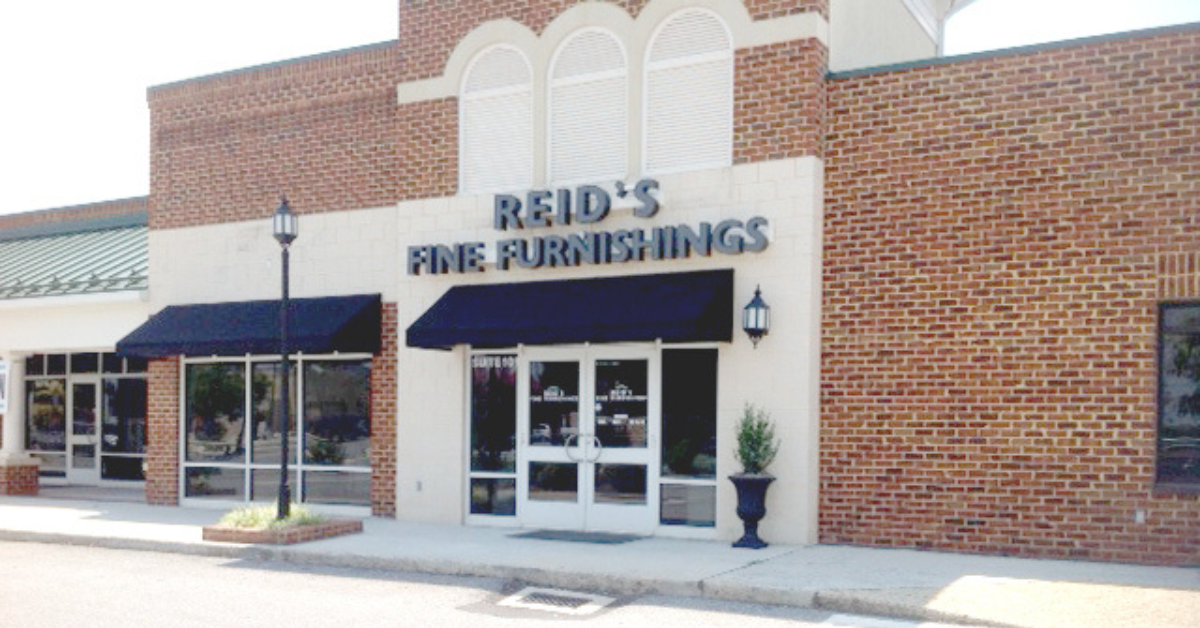 Reid's Fine Furnishings second location storefront