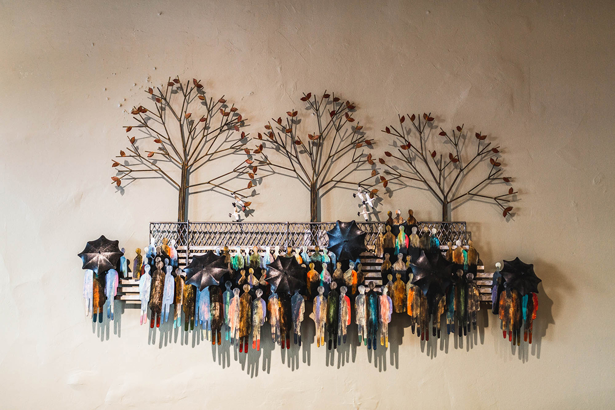 Artisan House Trees & People Wall Art