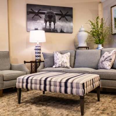 Huntington House SOHO Sofa and Terrance Ottoman