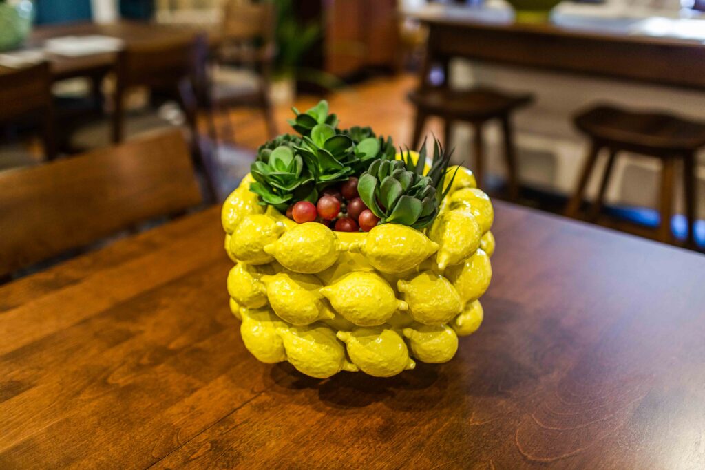Lemon Tabletop Vase Reid's Fine Furnishings