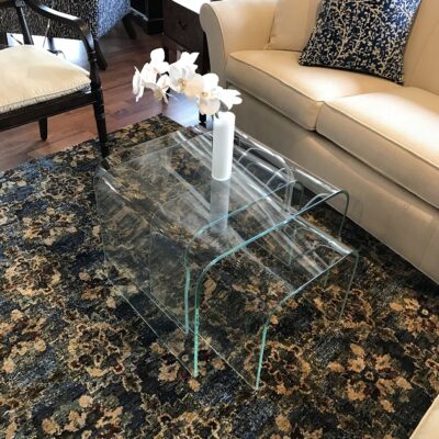 Lucite Nesting Table