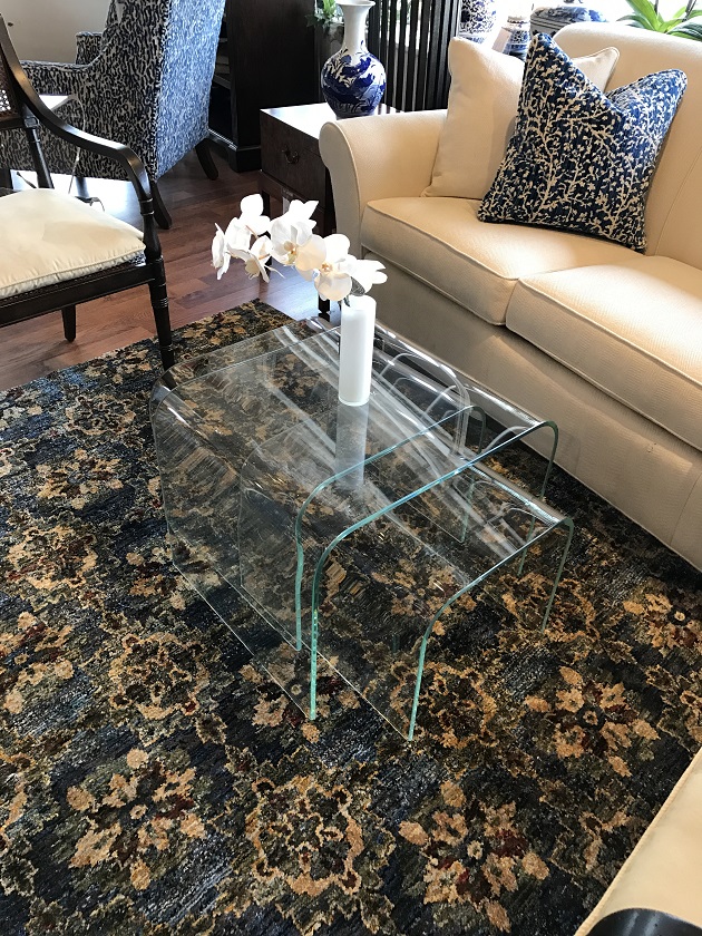 Lucite Nesting Table