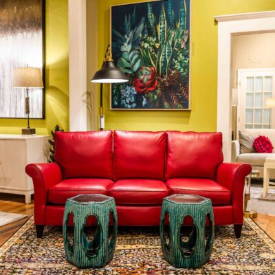 McKinley Dreyfus Sofa Red