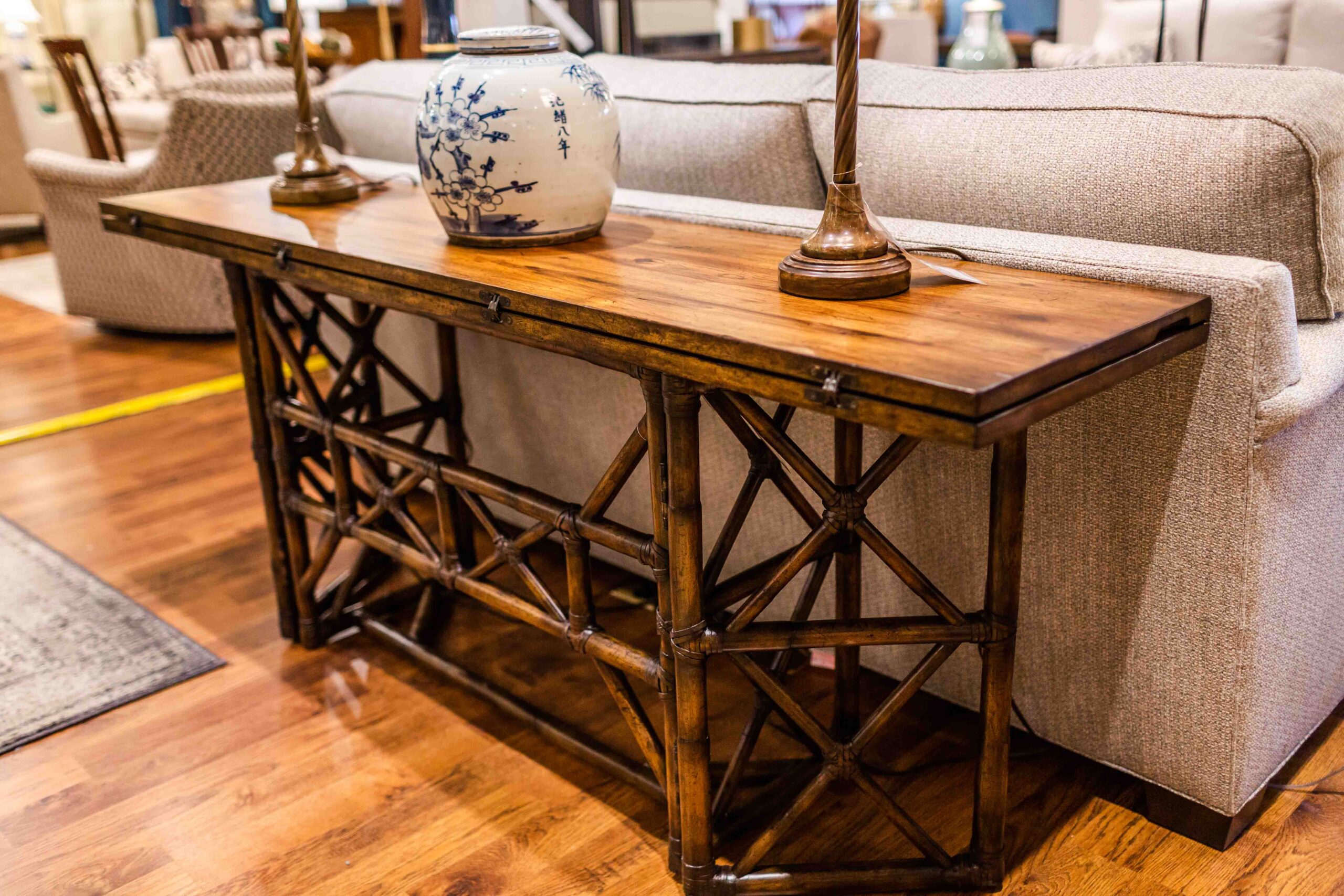 Port Eliot Bamboo Console Table