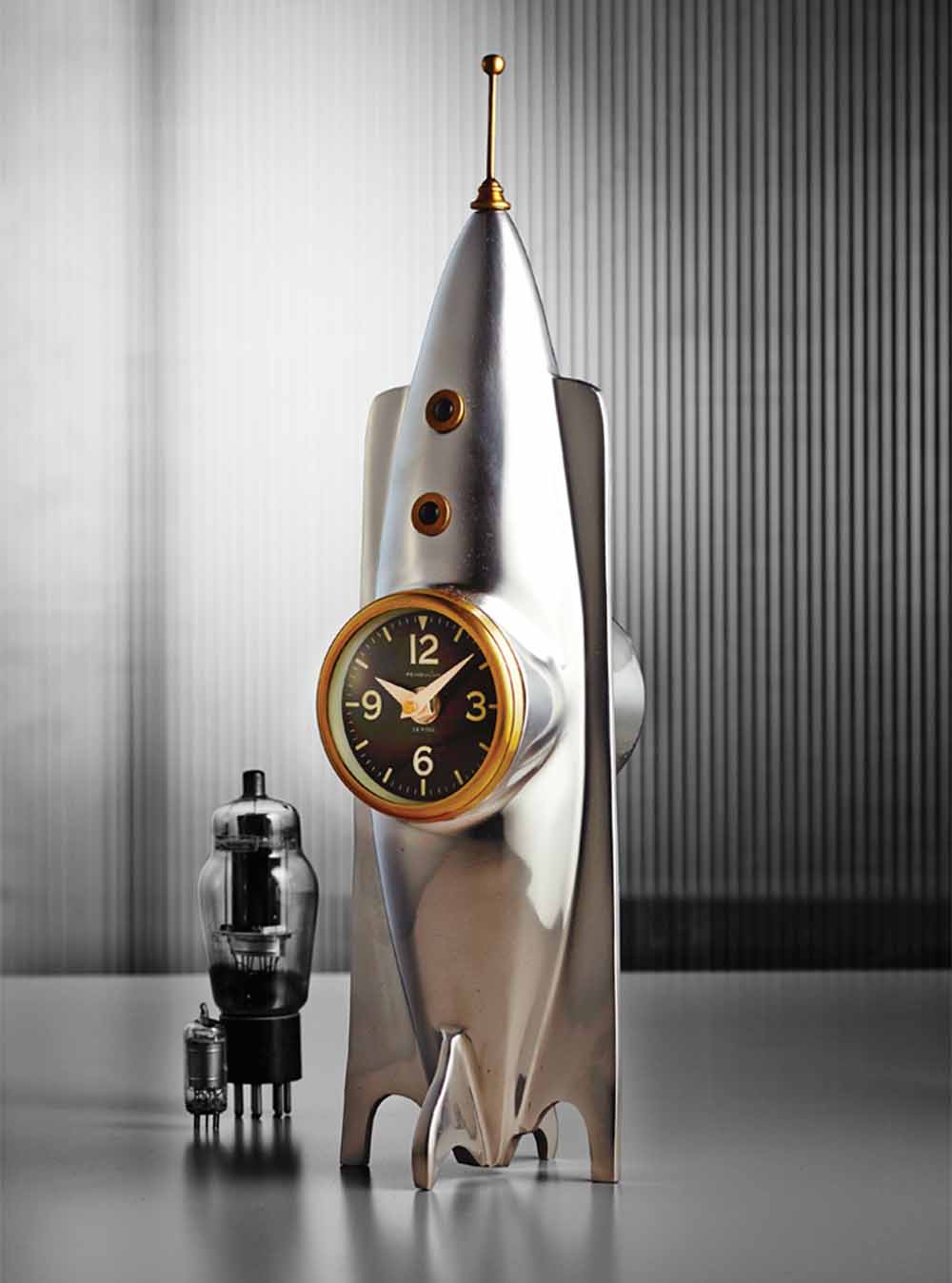 Rocket Table Clock