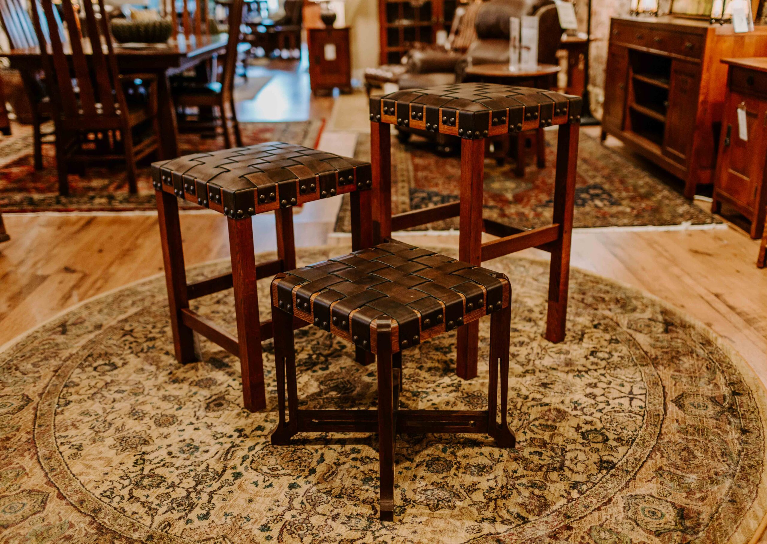 Stickley Little Treasures – Square Stools