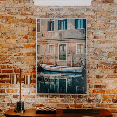 Venice Row Boat Wall Art