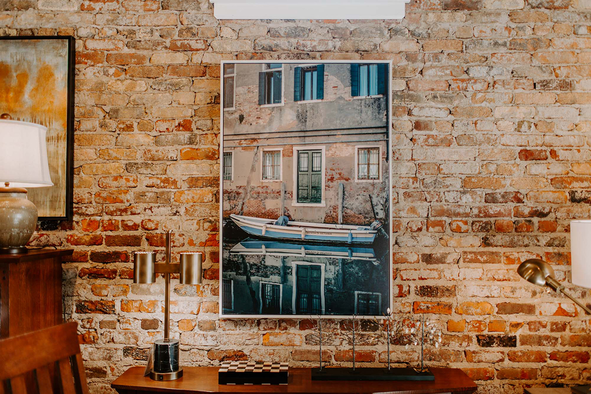 Venice Row Boat Wall Art