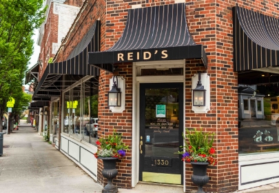 Reid's Fine Furnishings storefront 