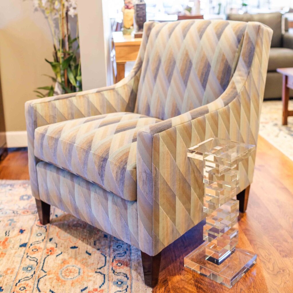 SK 500 series selectional chair at the Reid's Fine Furnishing showroom in Roanoke