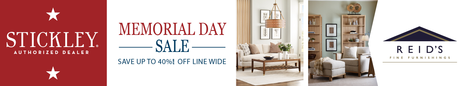 Stickley Memorial Day Sale: May 15-June 3
