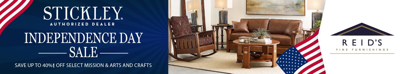 Stickley Independence Day Sale - Desktop Graphic