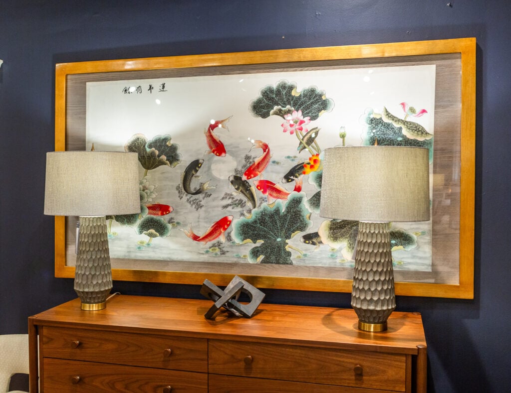 Koi fish wall art