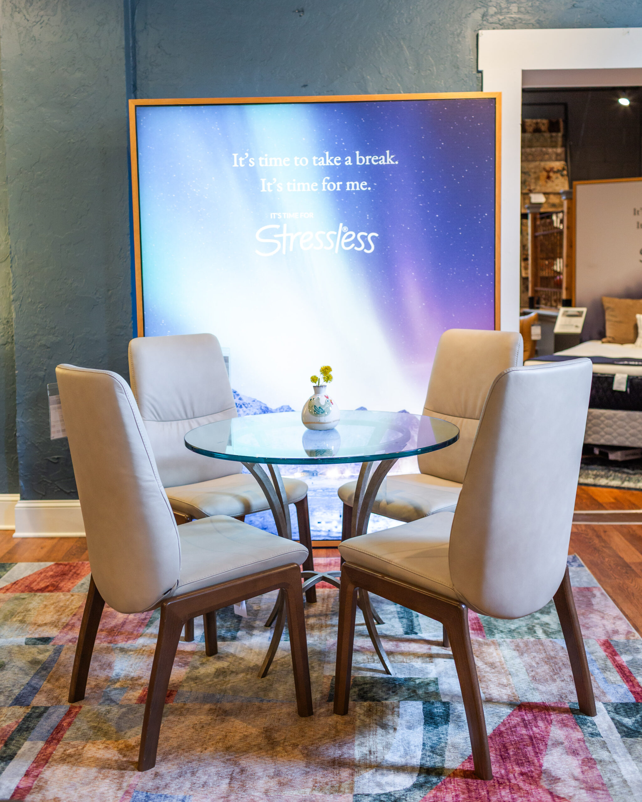 Stressless High Back dining chairs