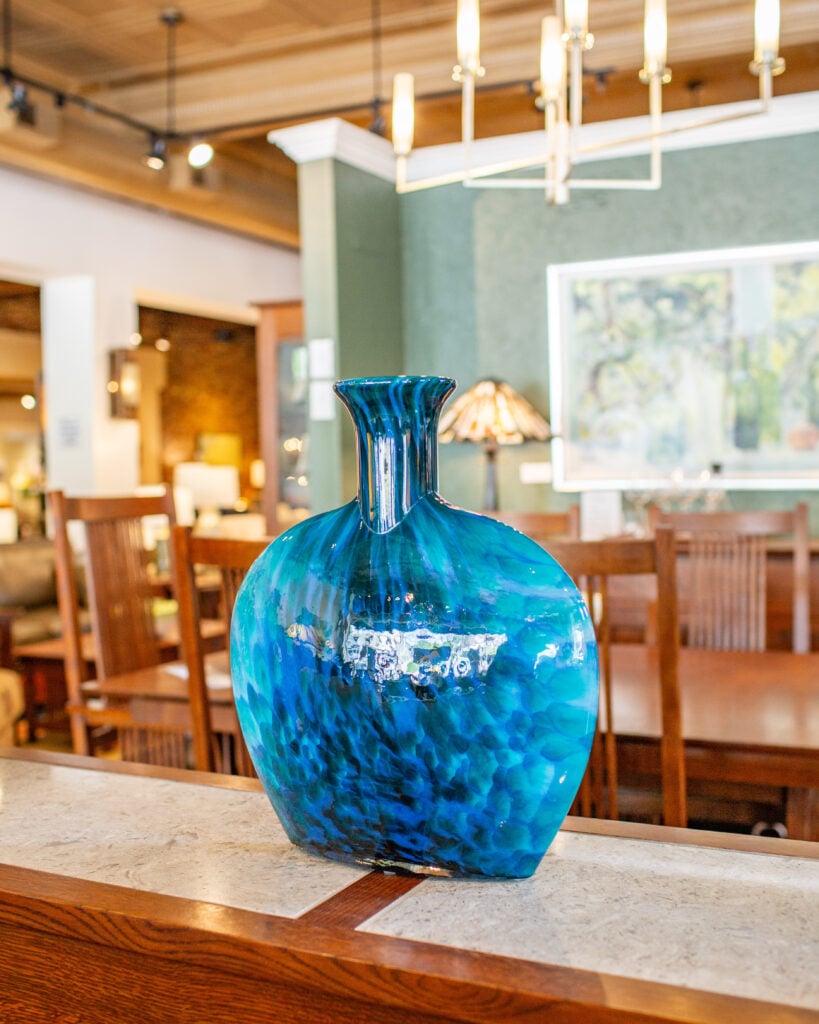 Blue Ceramic Vase