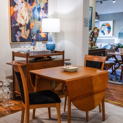 brown copeland catalina drop leaf table