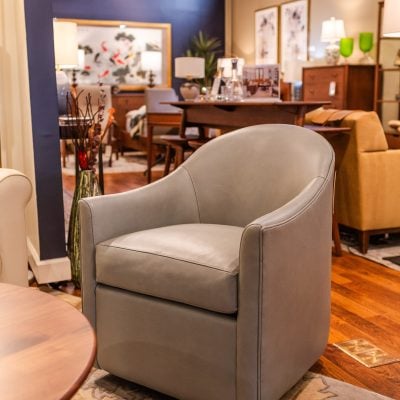 Stickley Martine Swivel Accent Chair