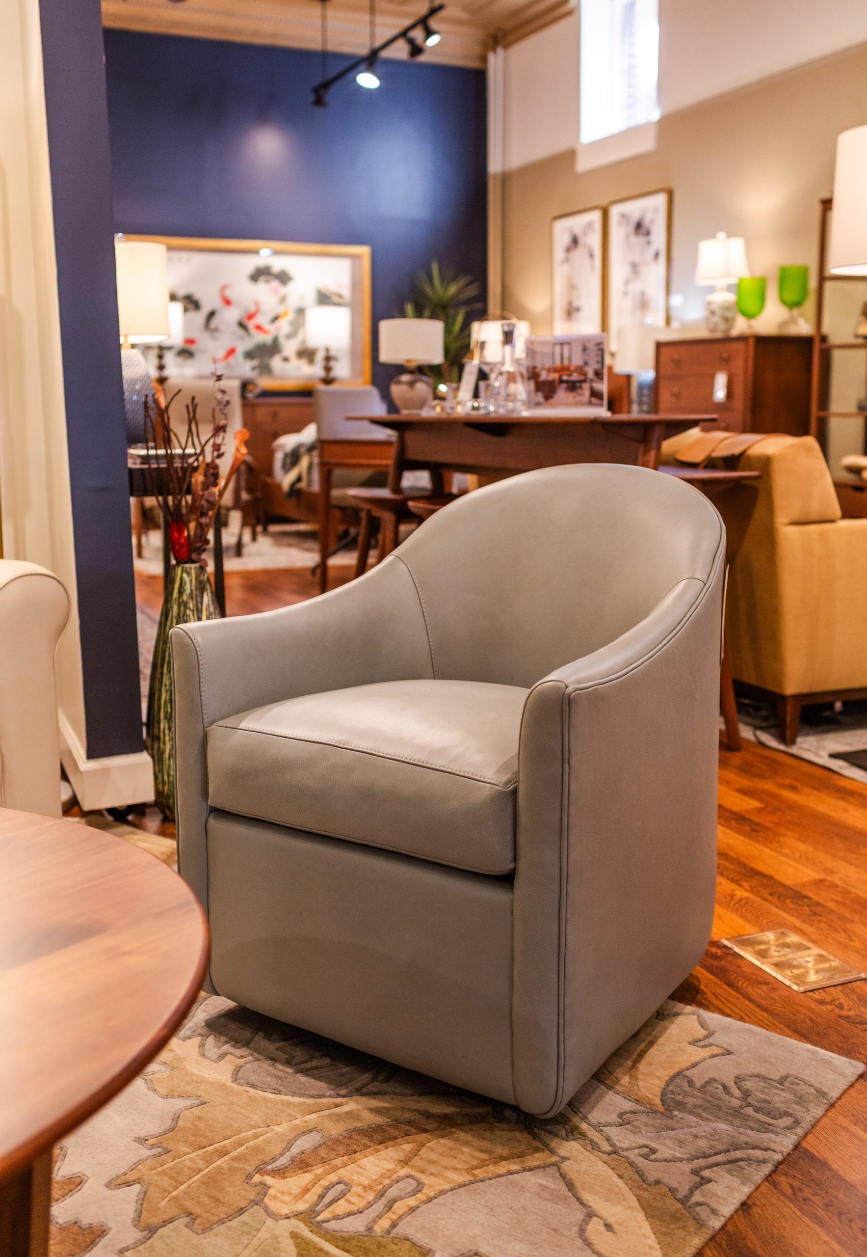 SK Martine Swivel Accent Chair